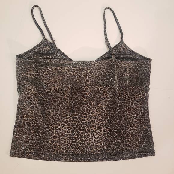 4/$25 🥂 Wild Fable Silver Animal Print Cami - Picture 4 of 4